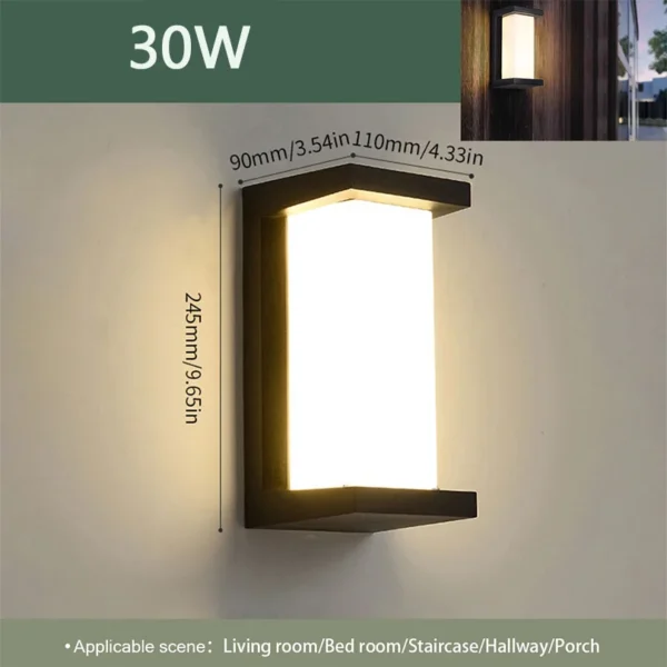 Waterproof LED Outdoor Wall Light - Image 9