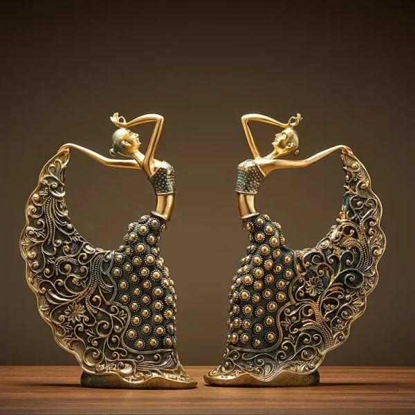 Luxury Abstract Dancer Sculptures