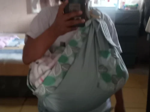 Dual-Use Baby Wrap Sling – Nursing Cover & Infant Carrier photo review