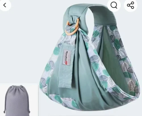 Dual-Use Baby Wrap Sling – Nursing Cover & Infant Carrier photo review