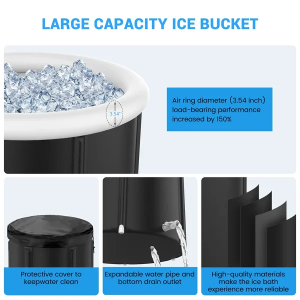 105-Gallon Large Ice Bath Tub - Image 4