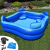 8'x8' Inflatable Pool with Seats