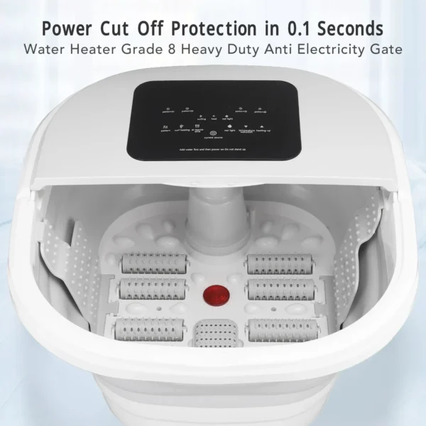 Smart Foldable Foot Soak Tub with Heating & Remote Control – 8L Large Capacity Foot Massager Spa Bath - Image 2