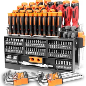 146-Piece Professional Magnetic Screwdriver & DIY Tool Set | Premium Cr-V Steel for Home & Garage