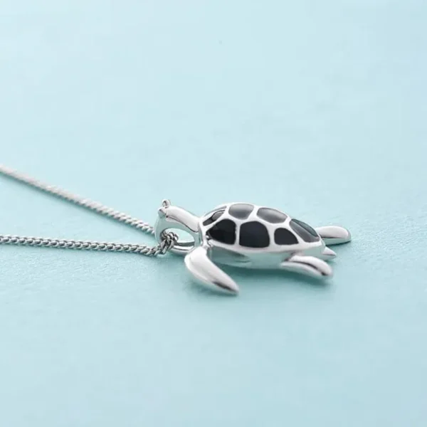 Cute Turtle Sweet Necklace for Women – Stylish & Meaningful Jewelry Gift - Image 2
