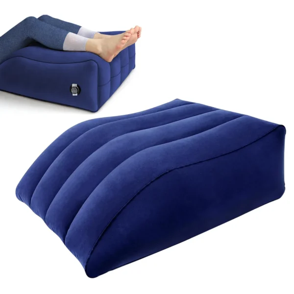 Inflatable Leg Elevation Pillow for Swelling Relief, Improved Circulation & Relaxation. - Image 5