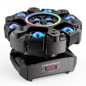180W RGBW Moving Head Stage Light | Strobe, Starfield & Honeycomb Beam Fixture with DMX512 Control